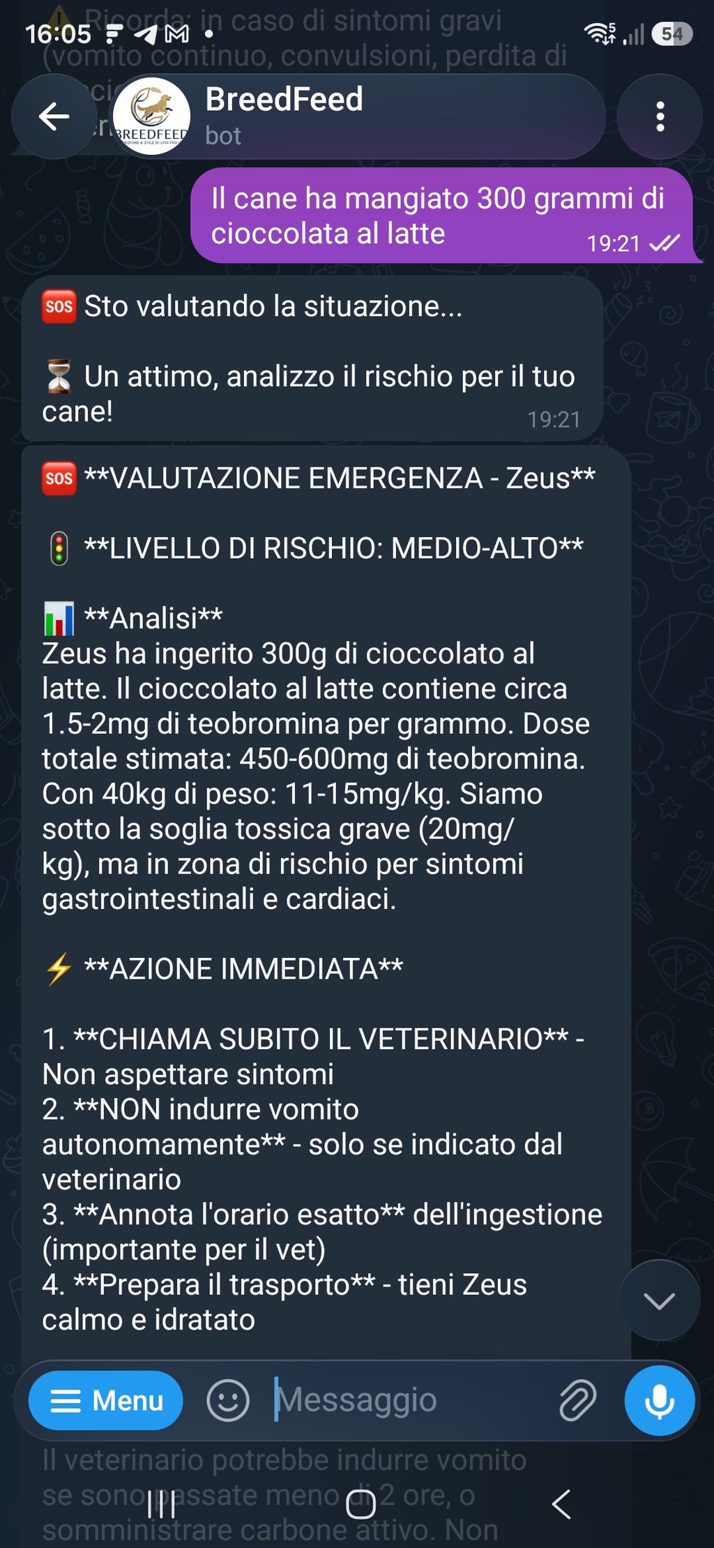 BreedFeed - Guida Alimentare per Cani + Bot AI